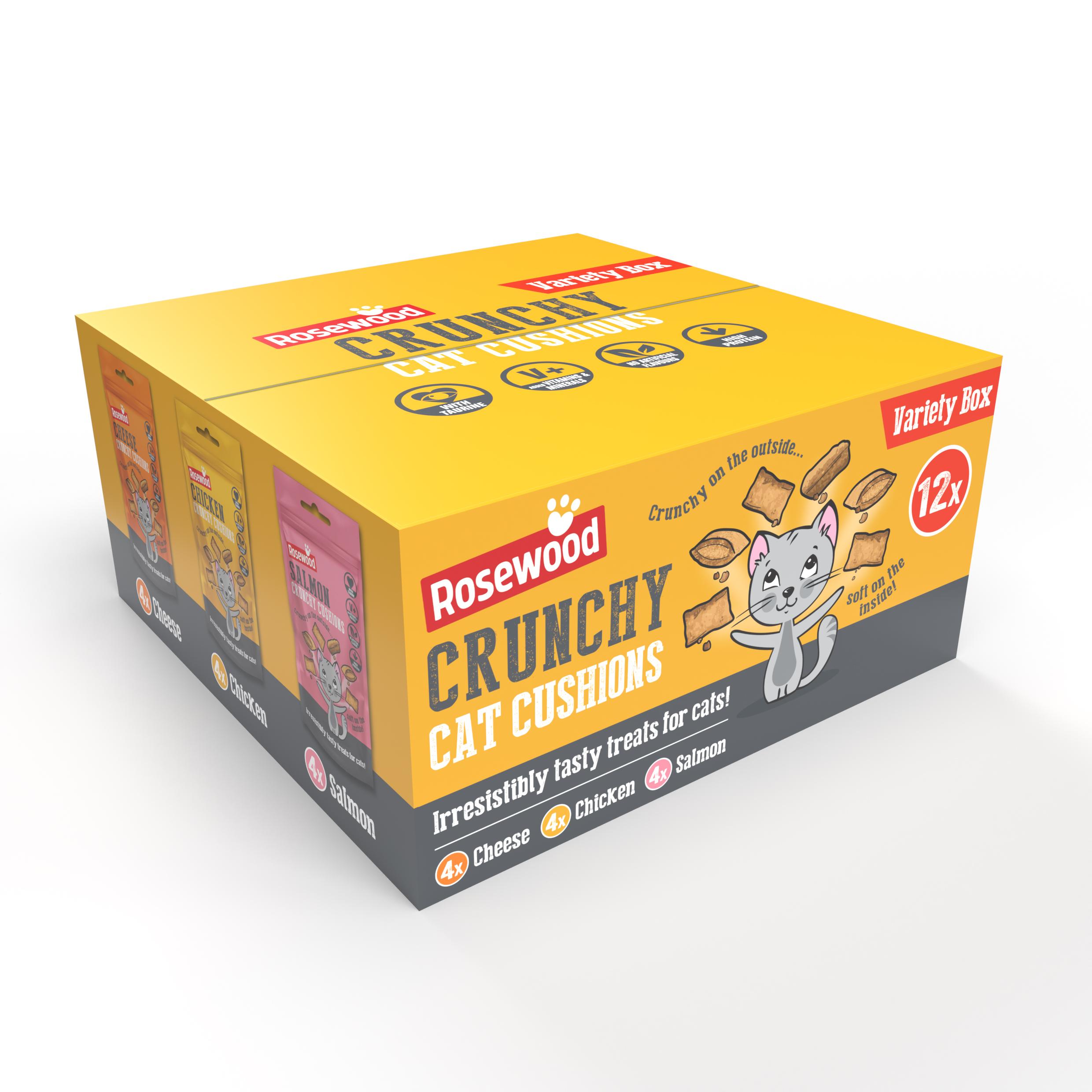 Cat Cushions Variety Box 12pc, 720g 