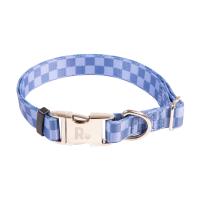 Blue Checkerboard Collars, Leads