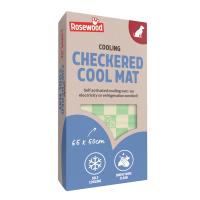 Green Checkered Cool Mat Med 65 x 50cm