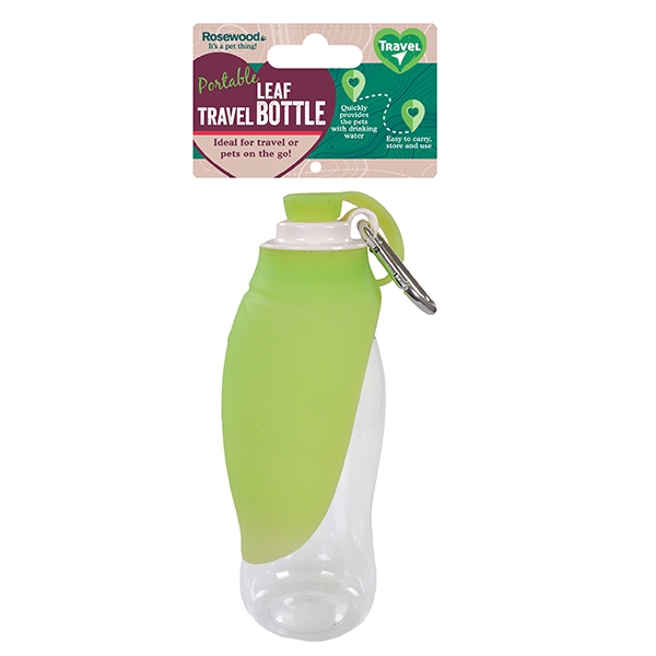 pet travel bottle leaf