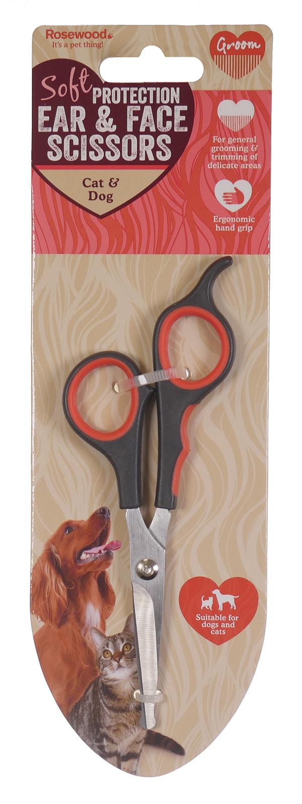 Grooming Ear/Face Scissors Rosewood Pet