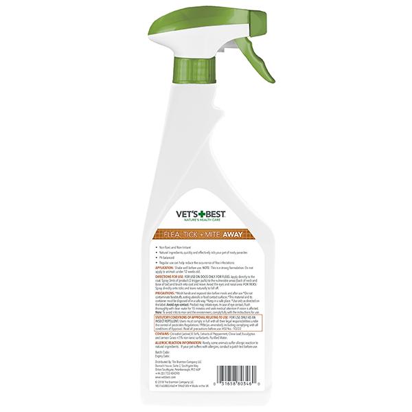 Flea, Tick & Mite Away for Dogs 500ml Rosewood Pet