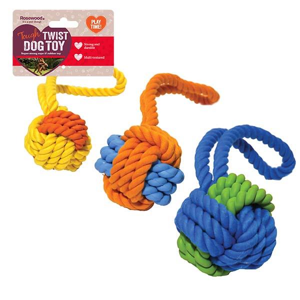 Dog Toy Ball With Rope, Indestructible Dog Ball,rubber Rope Ball