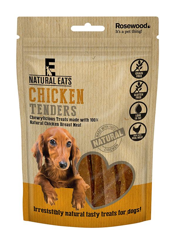 Chicken Tender Strips Dog Treats 80g