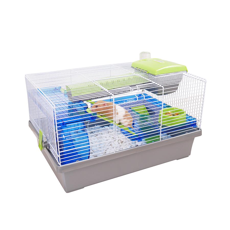 Cage hamster souris pico xl gris 50x36x45cm