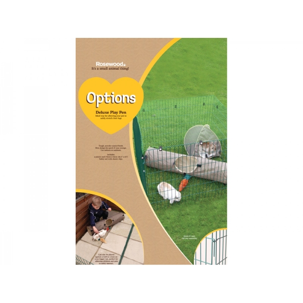 Rosewood Options Deluxe Small Animal Play Pen
