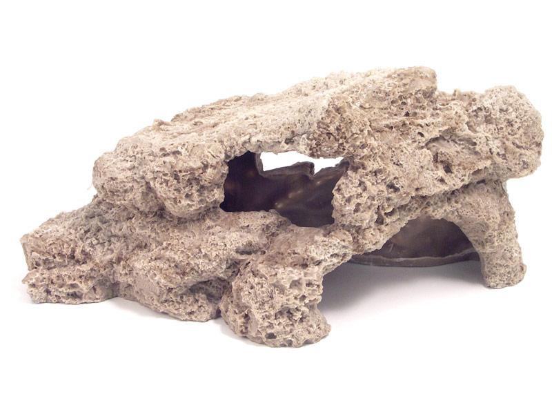 STACKABLE REEF ROCK LRG- BUFF 