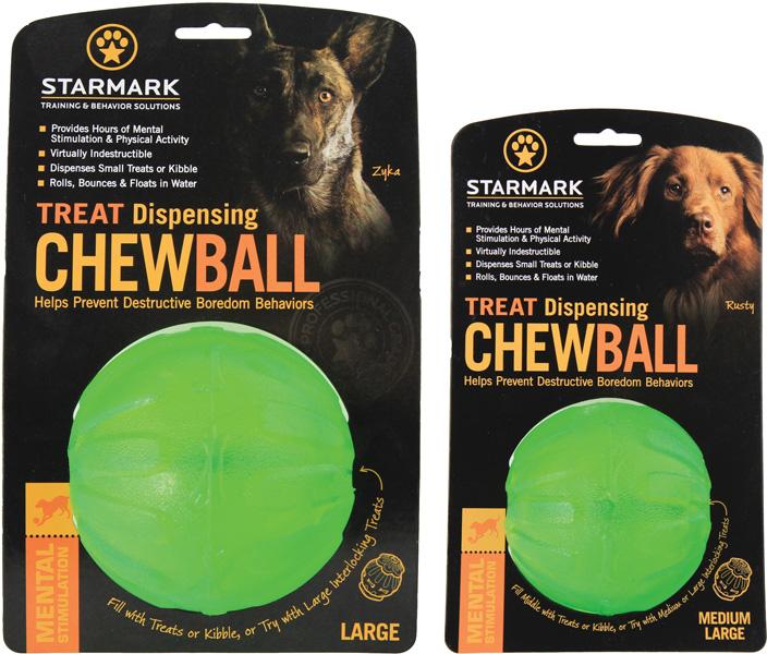 treat dispensing chew ball