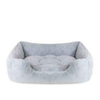 Fur Blue Box Bed