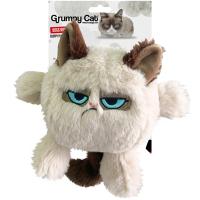 Rosewood Design-Grumpy Cat Floppy Plush Dog Toy Buddy Soft Touch Play Training 