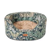 Honeysuckle & Acorn Print Oval Bed