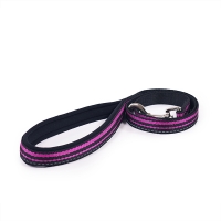 Rosewood Reflective Dog Lead, Black, One size, 3/4" x 40"